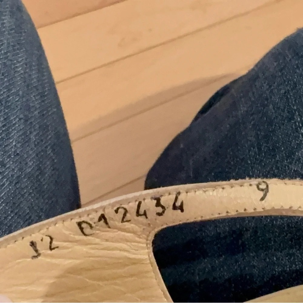 Cole Haan Cream Slingback Heels - Picture 13 of 15